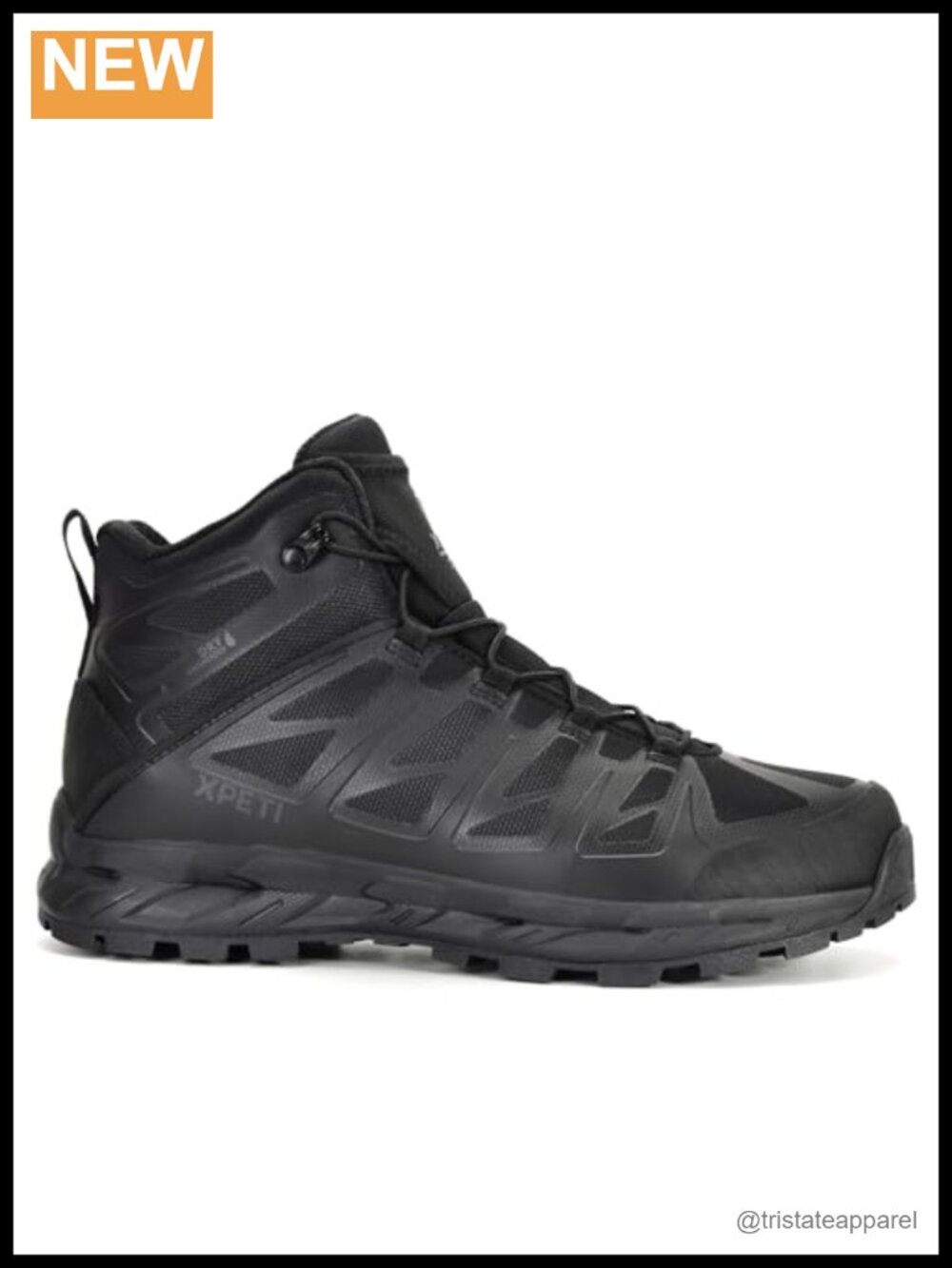 XPETI Men's Stealth Mid Tactical Boots Waterproof Military Combat